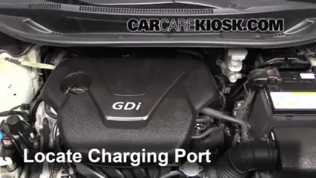 2012 Kia Rio5 LX 1.6L 4 Cyl. Climatisation Ajouter du réfrigérant